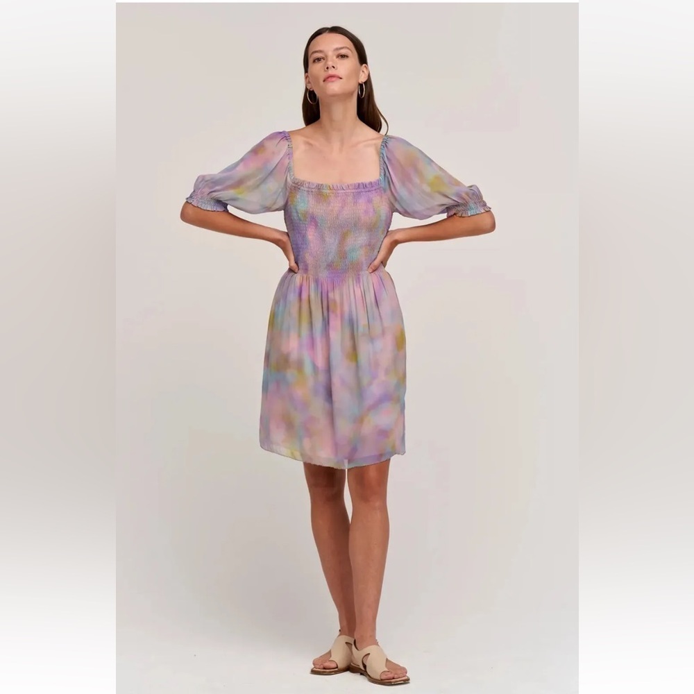 New! Velvet and spencer small estella waterlily smocked dress.